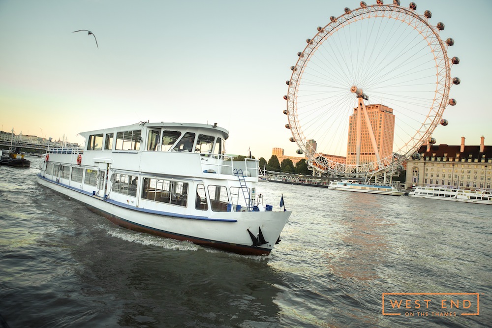 Take your leaving party to the next level with a West End on the Thames river cruise.