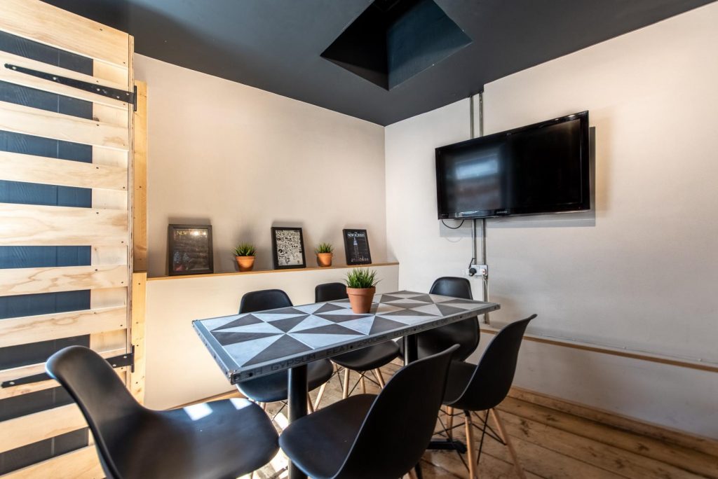 Meeting room in Coffee shop in London, UK
