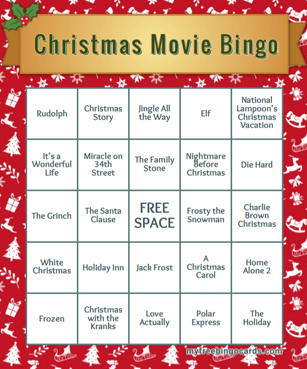 Virtual Christmas Bingo