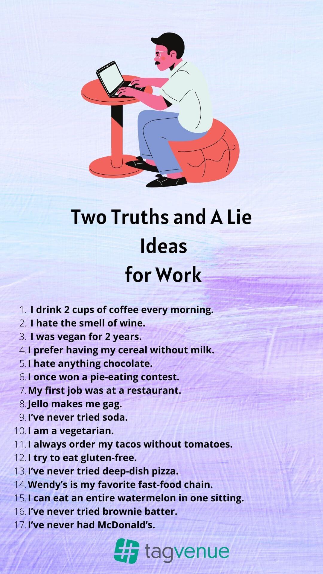 Two Truths And A Lie For Work