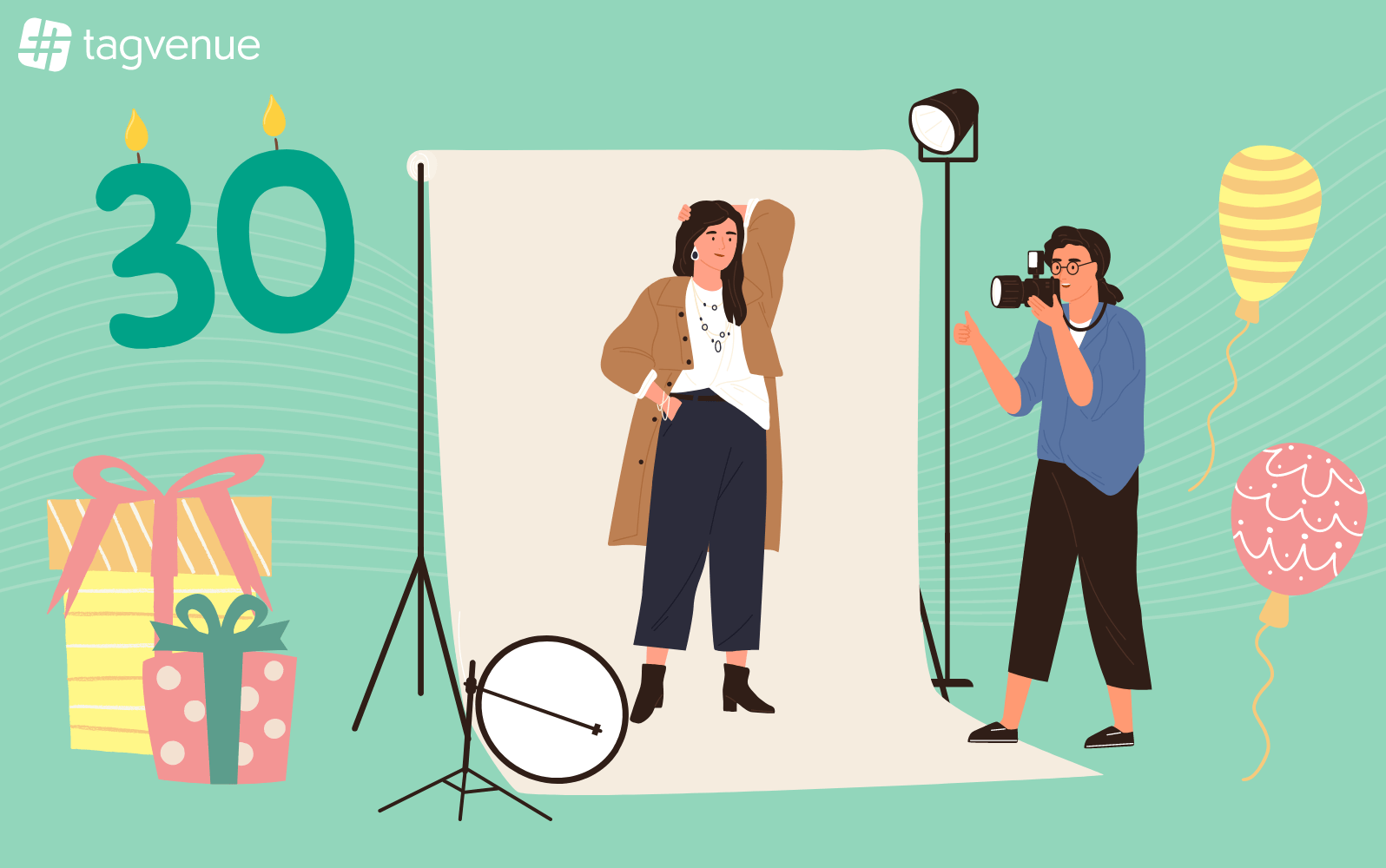 10 Ideas for a 30th Birthday Photo Shoot - Tagvenue Blog