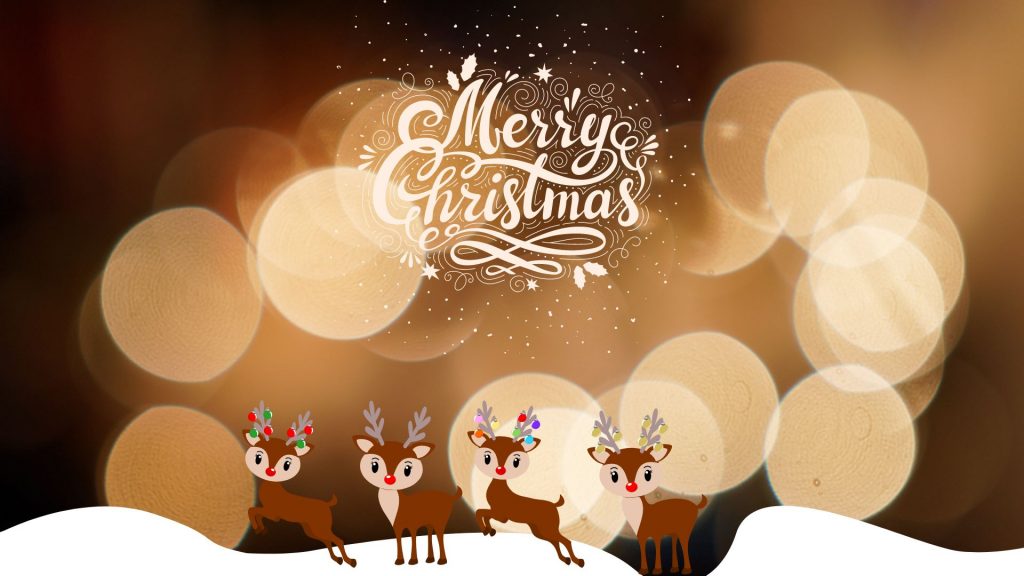 Merry Christmas Flyer Desktop Wallpaper 1