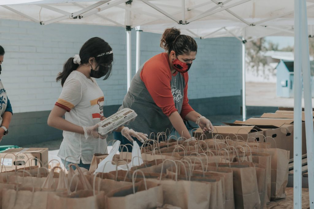 The entire team can work together for the local community.