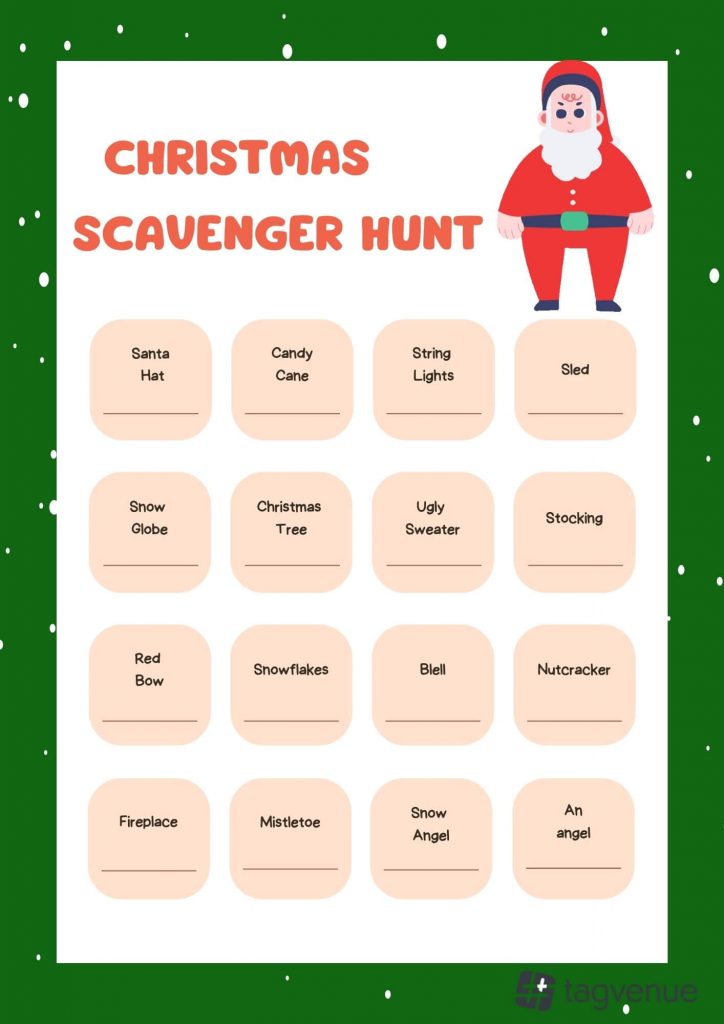 Scavenger Hunt Christmas Edition