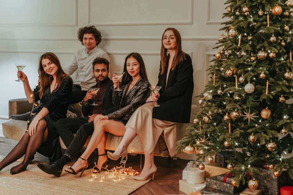 Elegant Christmas Guests