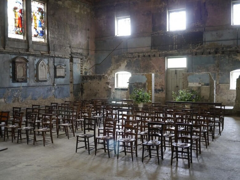 If you want a photoshoot venue that's far from ordinary, Asylum Chapel is one of our top picks.