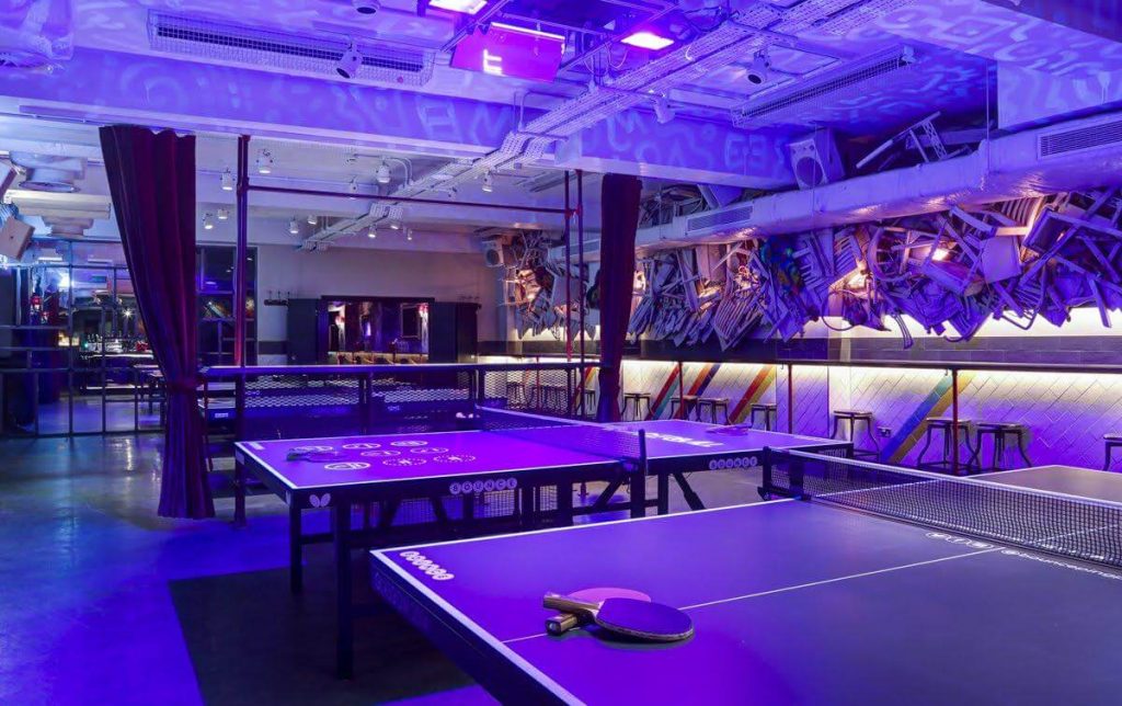 Head to Bounce Old Street to enjoy social ping pong at its best!