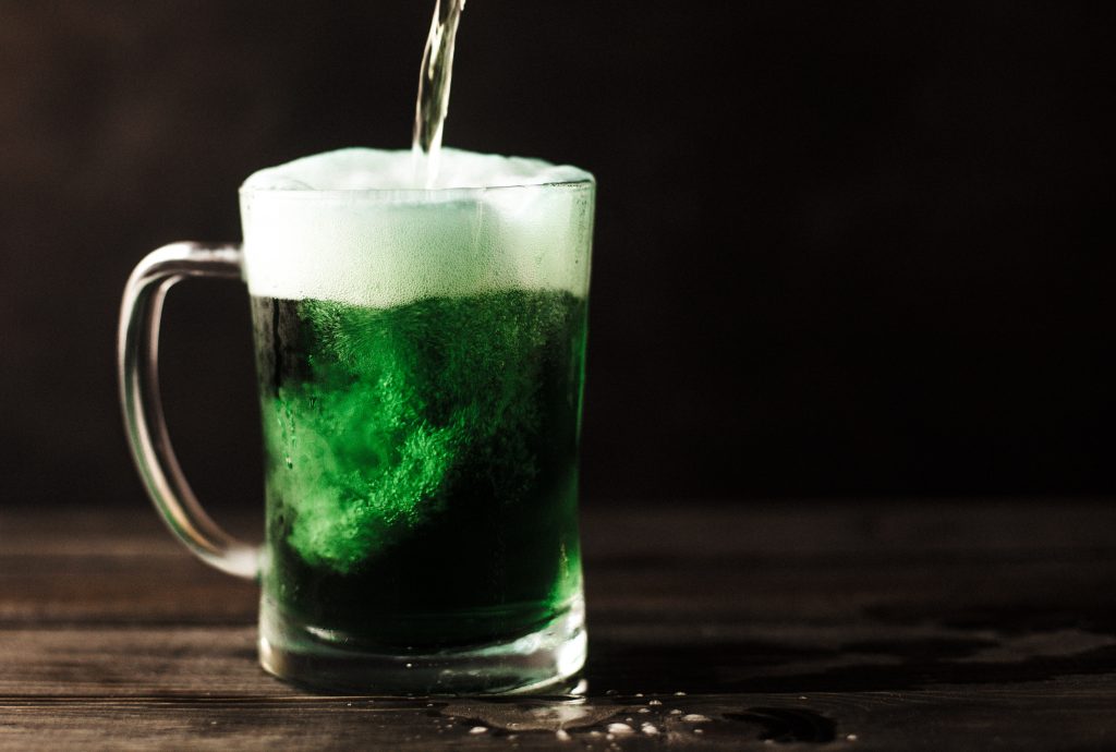 virtual happy hour for St Patrick's Day