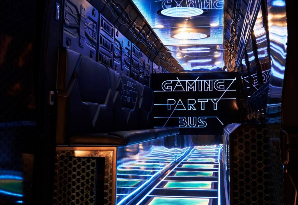 gaming party bus