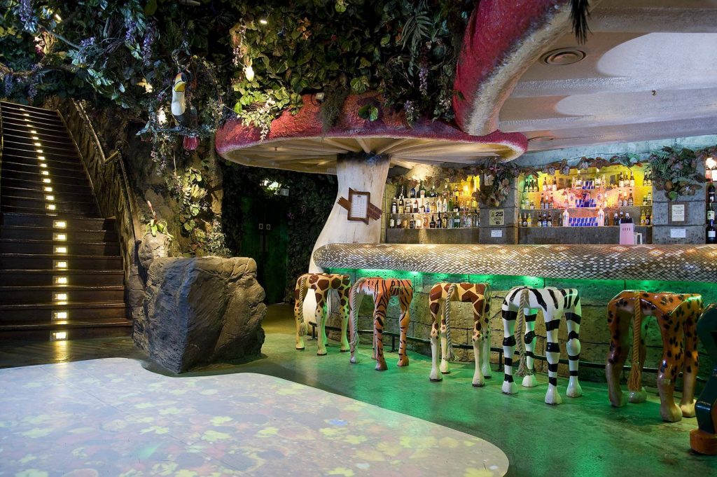 jungle themed party venue