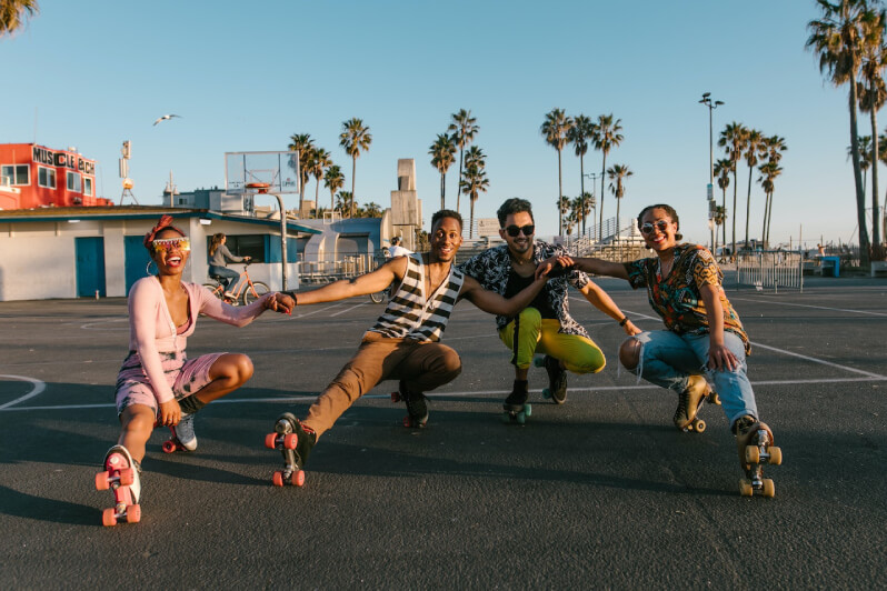 Rollerblading for 30th birthday party