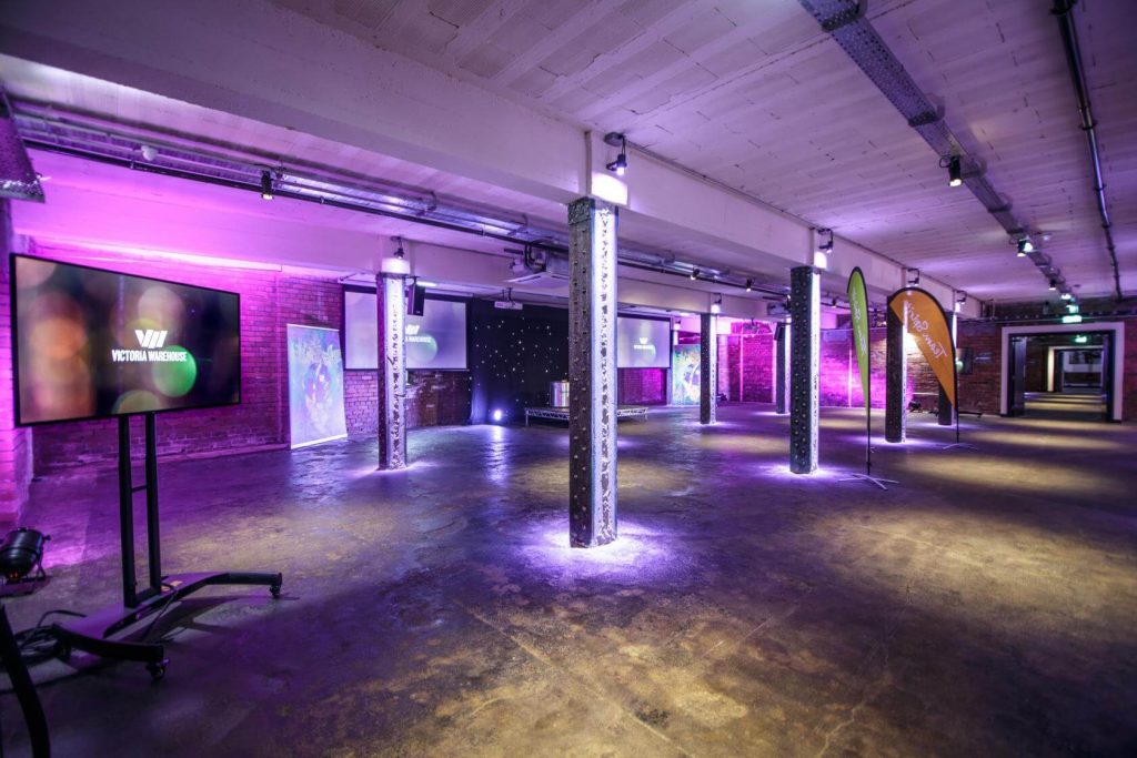 warehouse venue rave party