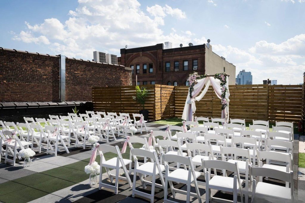 a rooftop venue in New York 