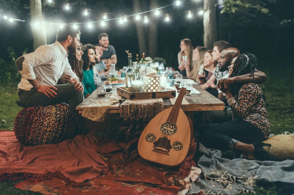 outdoor party music idea