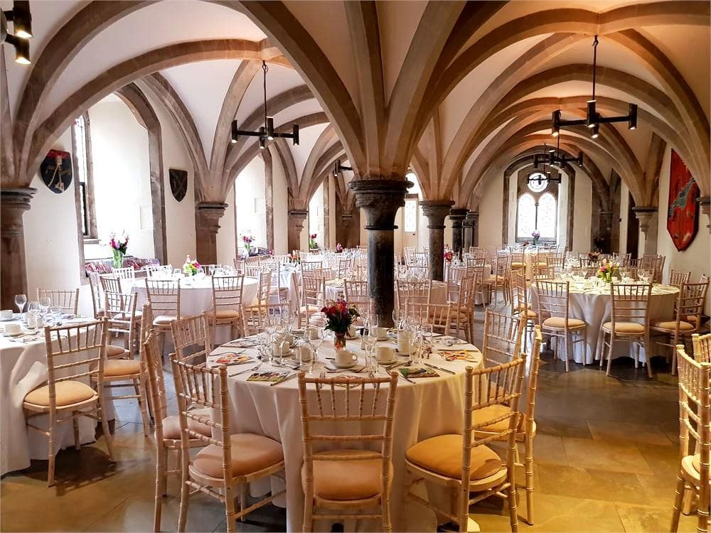 Mediaeval venue for a dinner party