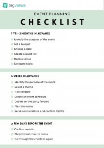 the definitive event planning checklist 1