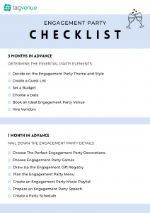 engagement party checklist 1 1
