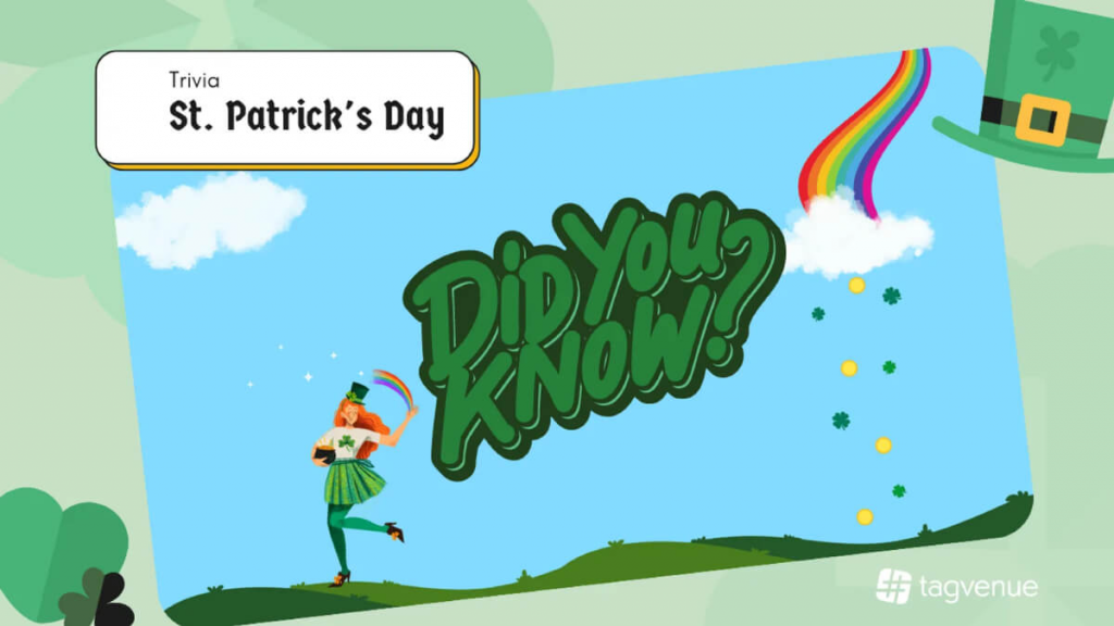St patrick's mini games and trivia game for virtual and hybrid teams