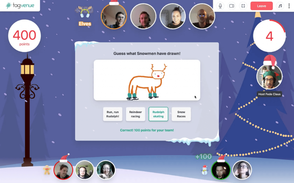Christmas essential trivia and mini games that can be played online