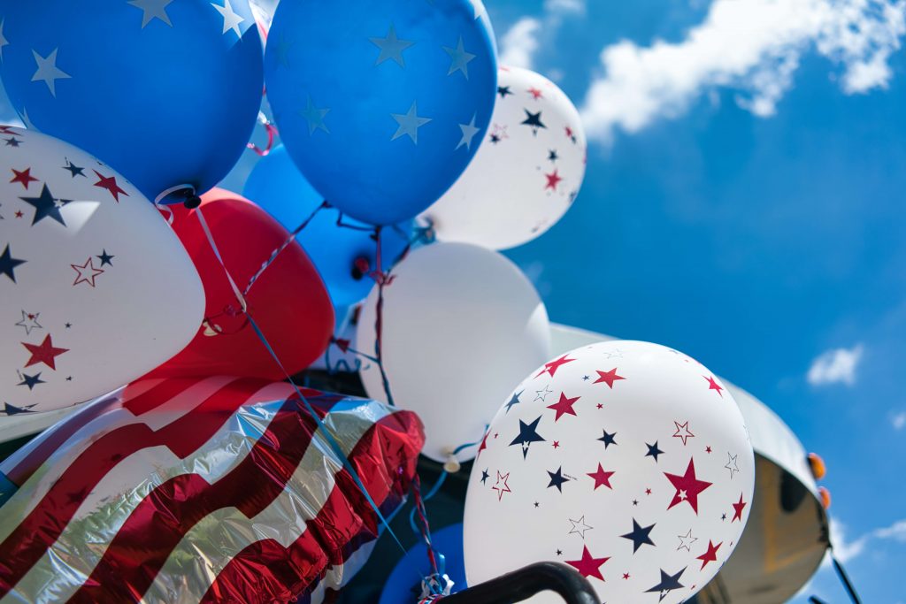 4th july party balloons