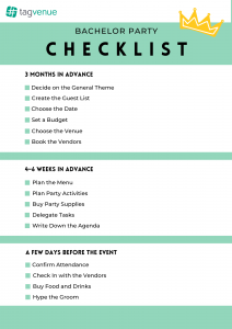 bachelor party printable checklist