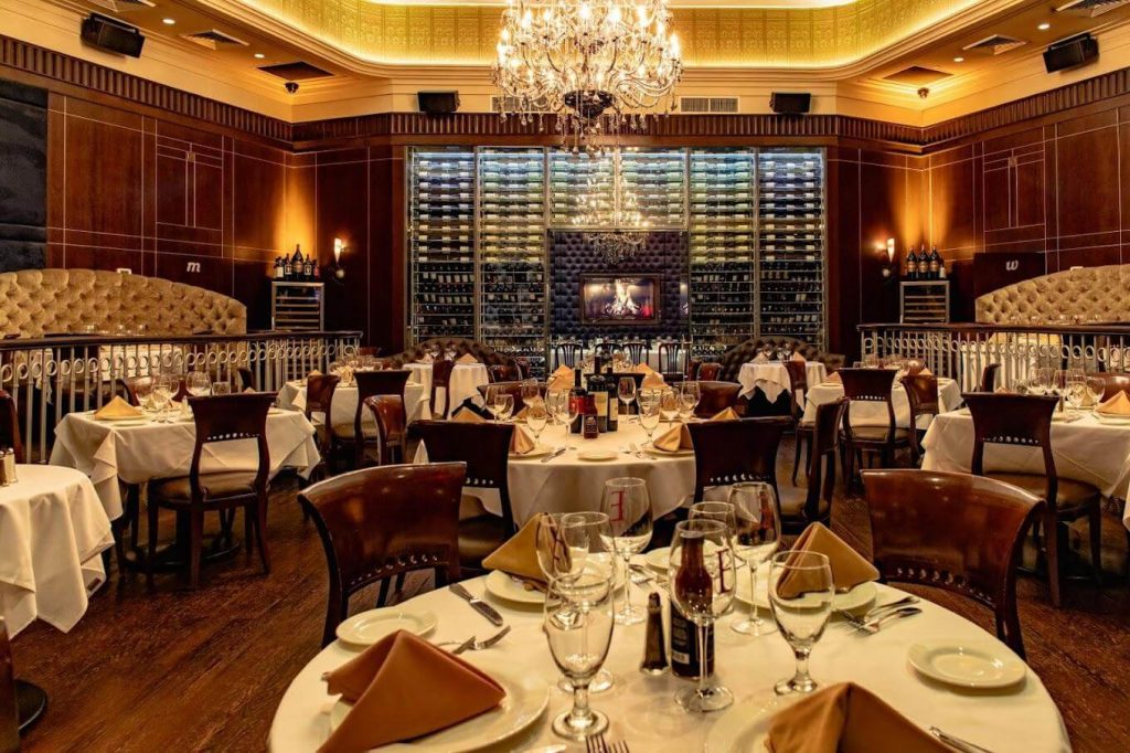 The Grand Ballroom at Empire Steak House East is a versatile event space, perfect for a luxurious event night.