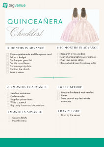 quinceanera checklist