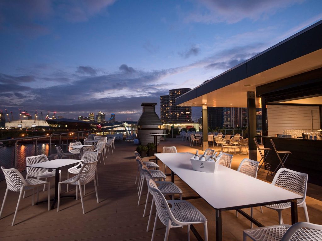rooftop terrace in London