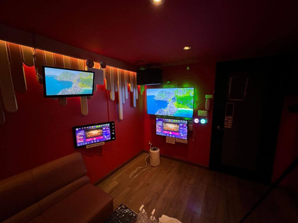 a karaoke room