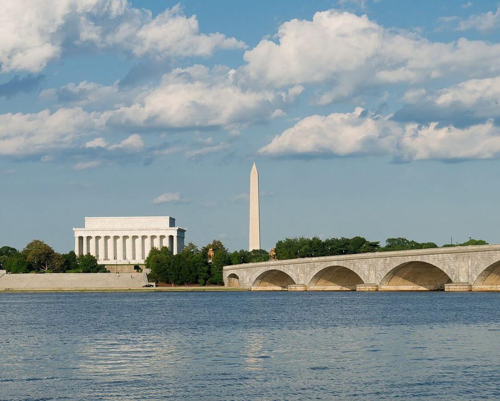 DC's view from Potomac river