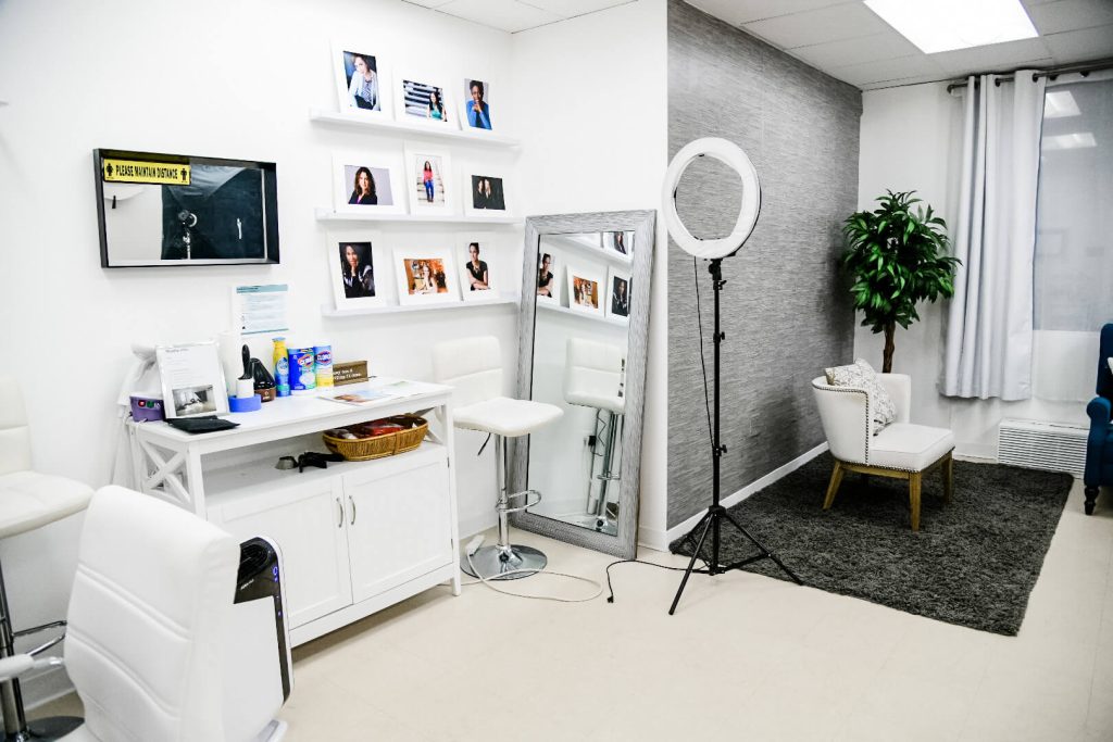 a fully equipped photo studio