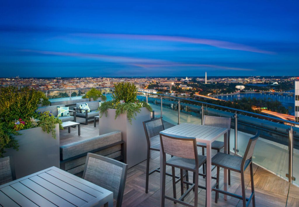 rooftop venue overlooking DC