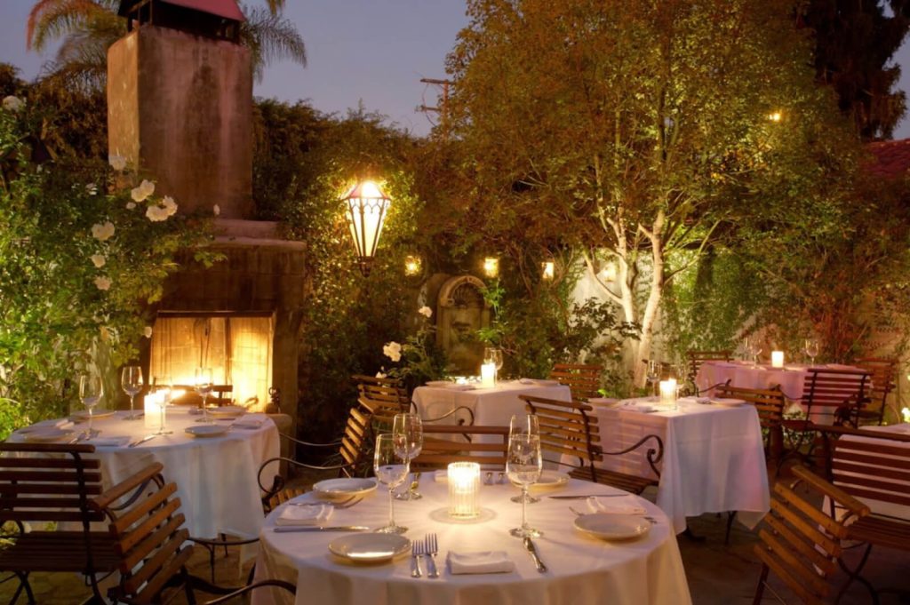 garden patio la boheme dinner ideas la 1