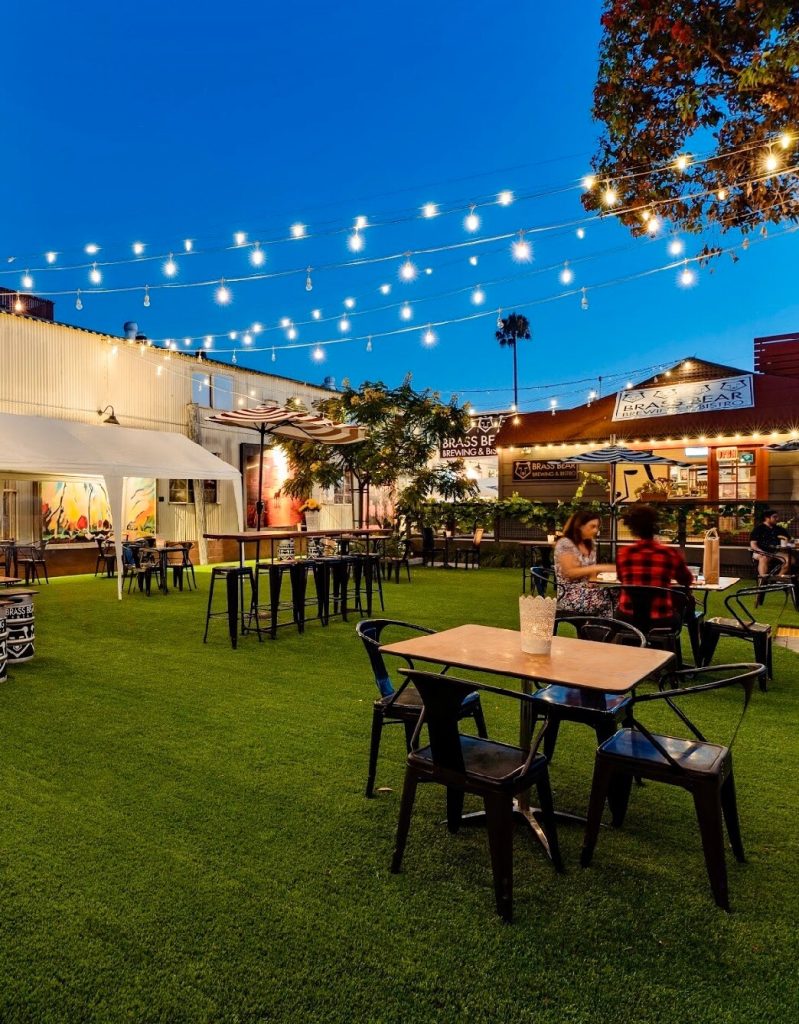 los angeles 30th birthday ideas outdoor beer garden room 1