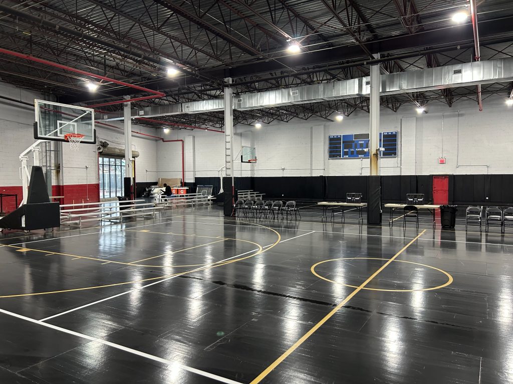 sports halls are great unique spots due to their open layouts and high ceilings
