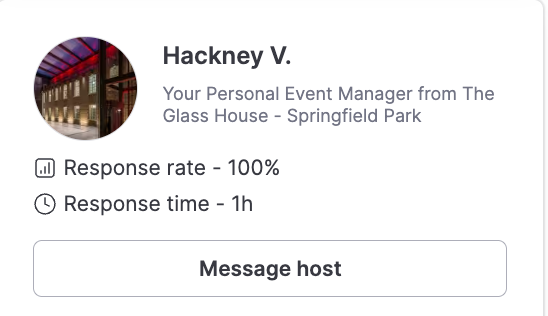 Response rates are clearly shown on each venue page on Tagvenue.