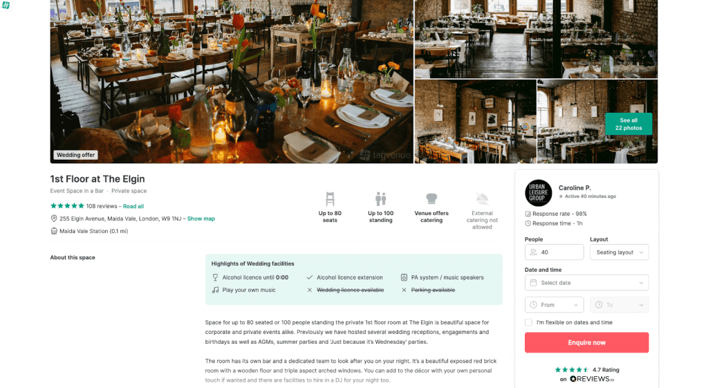 venue listing tagvenue