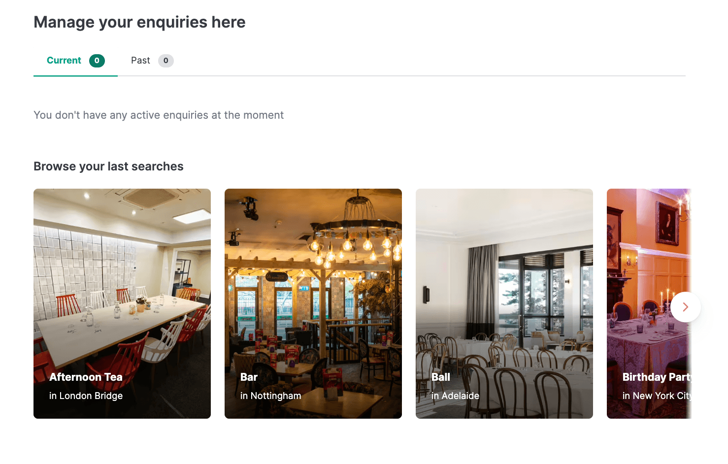 Manage all your venue enquiries in one place