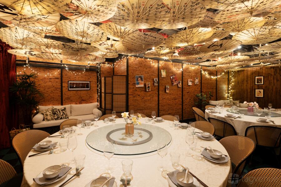 Private dining room at grandmas home