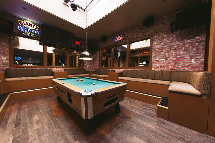 Billiard room at blue light san francisco usa