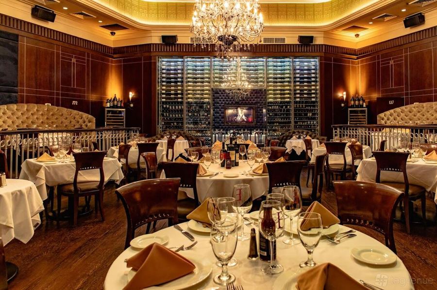 Grand ballroom at empire steak house east new york usa