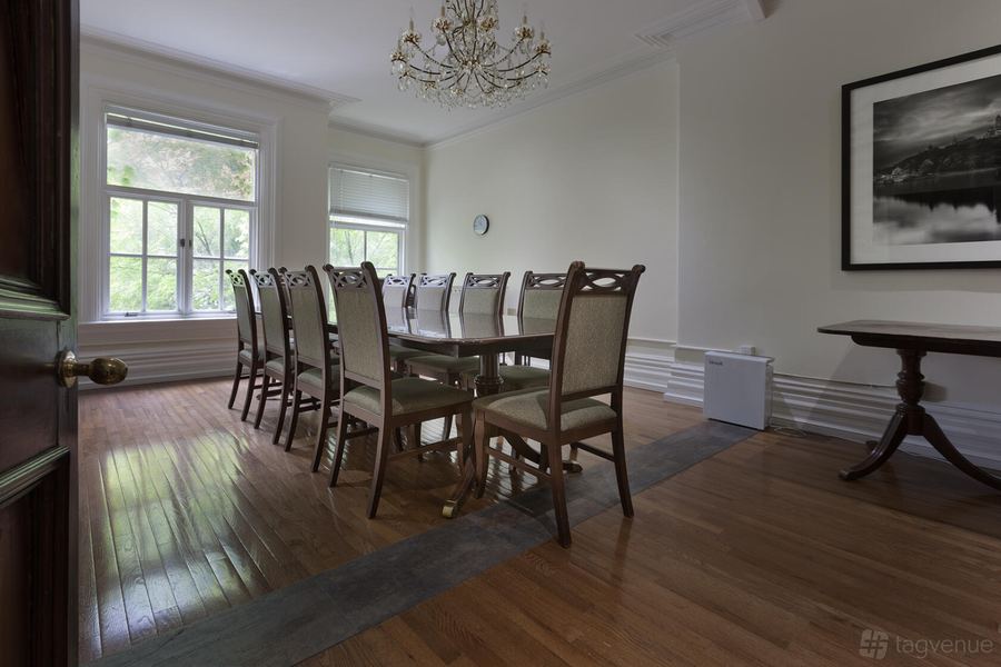 Isabella dining room at foy house toronto canada
