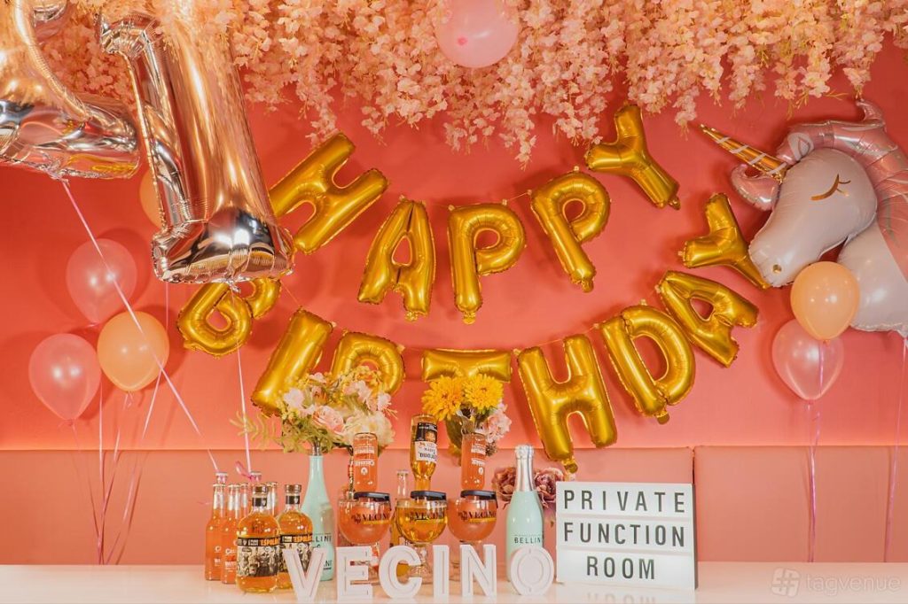 Vecino Fiesta Party Room at Vecino, Glebe Vecino, Glebe.