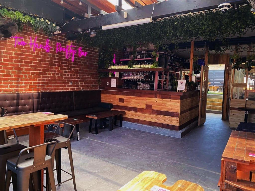 Take your 21st birthday upstairs at Two Hands Rooftop Bar, Abbotsford. Two Hands Rooftop Bar, Abbotsford.