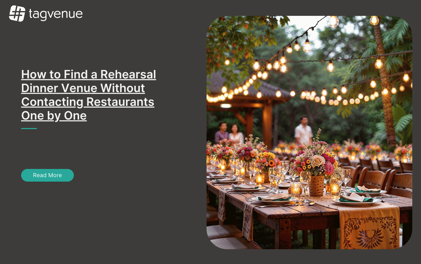 How to Find a Rehearsal Dinner Venue Without Contacting Restaurants One by One