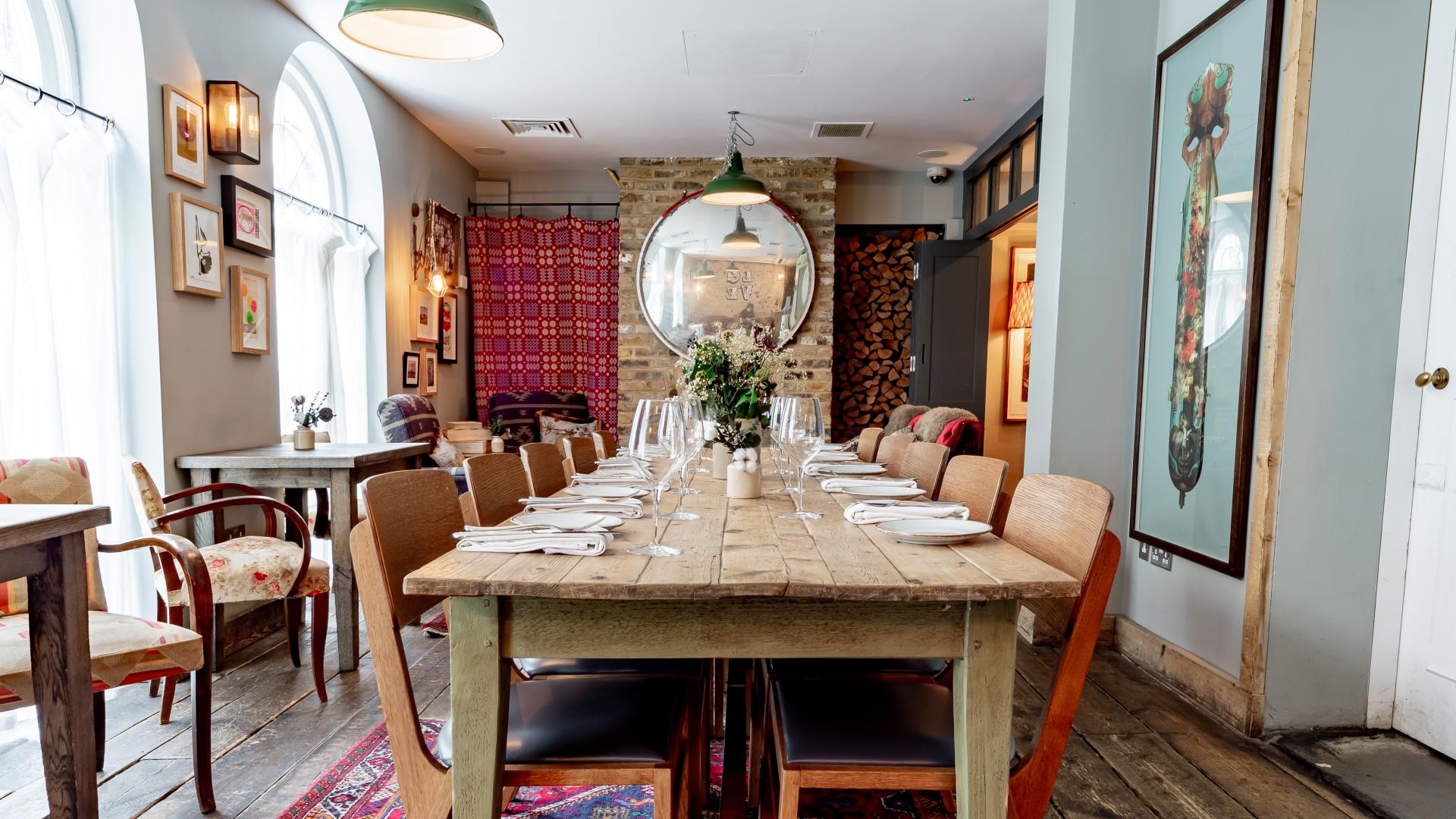 Private Dining Rooms for Hire in East London