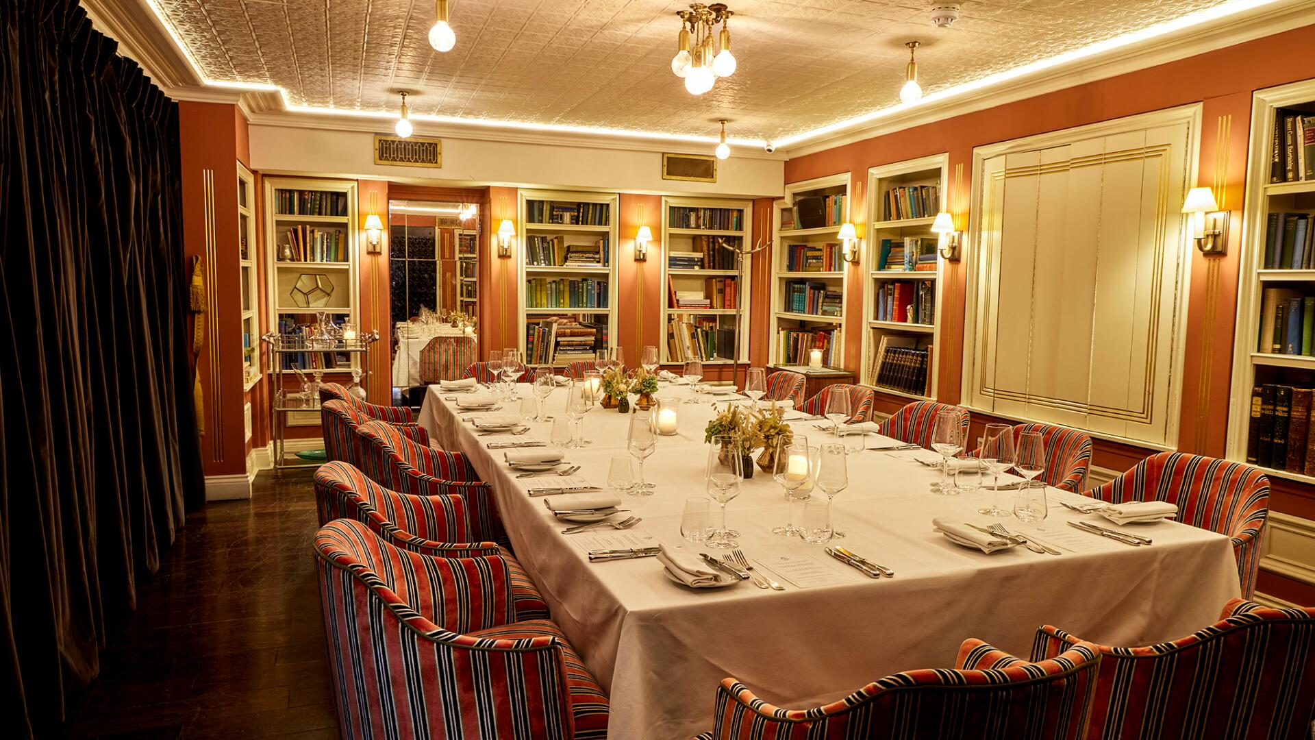 Restaurants with Private Rooms for Hire in Bank, London