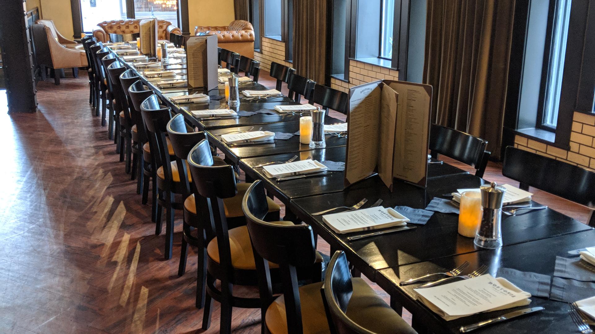 Restaurants with Private Rooms for Rent in Boston, MA