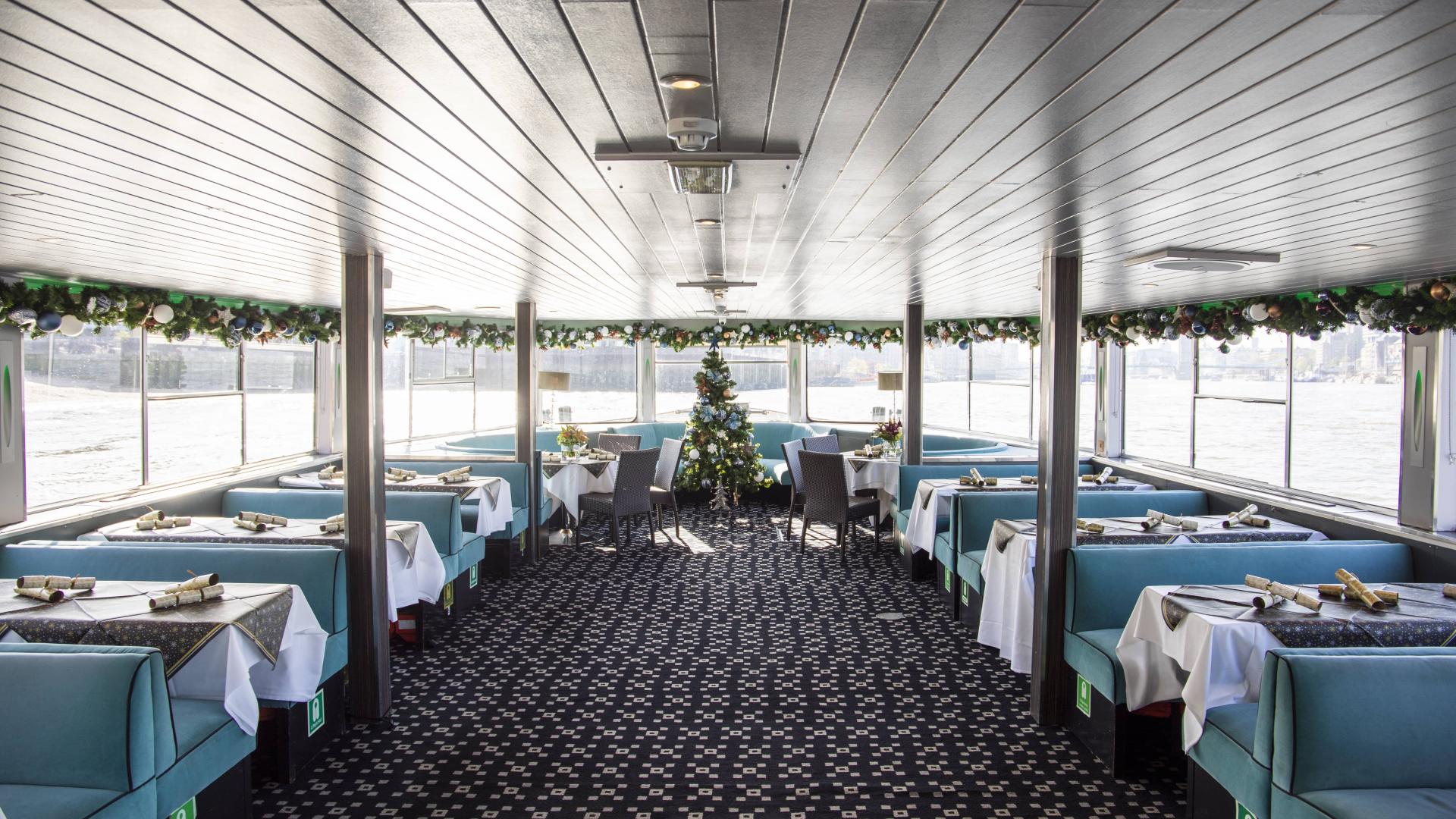 Christmas Party Boats for Hire in London