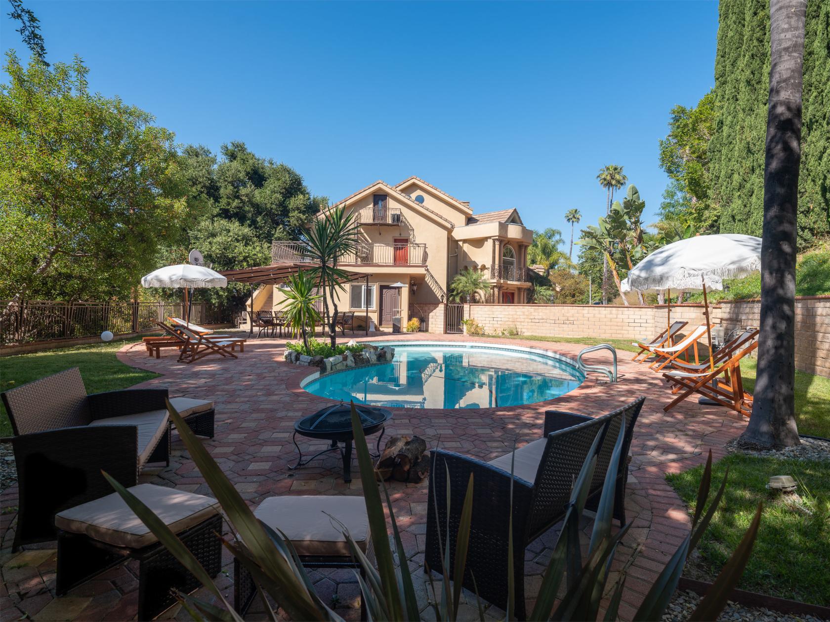 Greek-inspired House with Backyard and Pool - Wedding & Event Venue ...